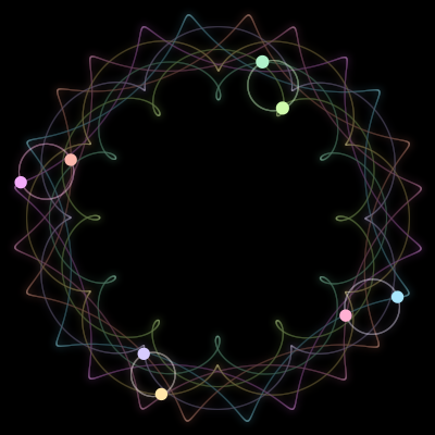 Paths of #2759_8, a 8-body orbit