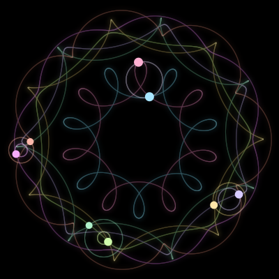 Paths of #2762_8, a 8-body orbit