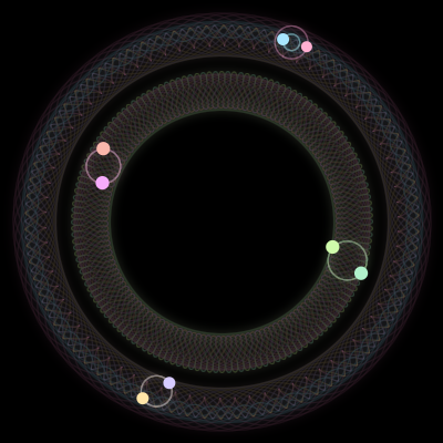 Paths of #2769_8, a 8-body orbit