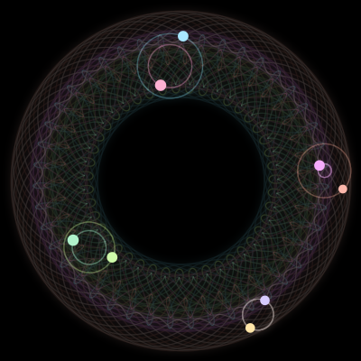 Paths of #2797_8, a 8-body orbit