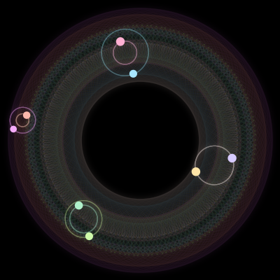 Paths of #2857_8, a 8-body orbit