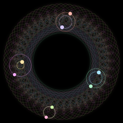Paths of #2878_8, a 8-body orbit