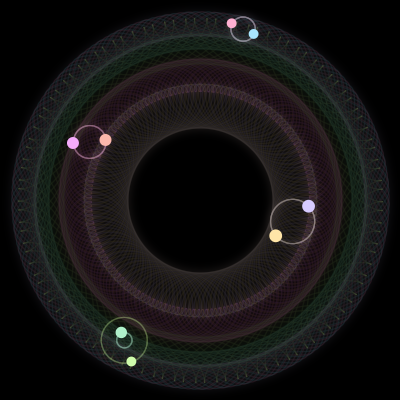 Paths of #2907_8, a 8-body orbit