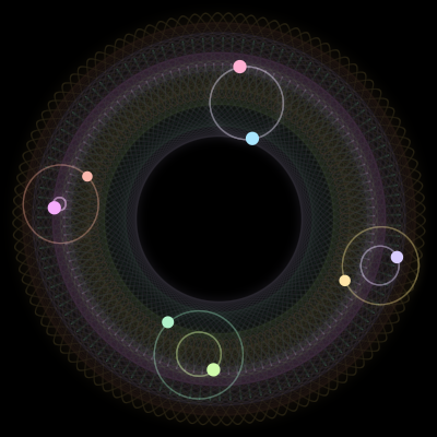 Paths of #2968_8, a 8-body orbit