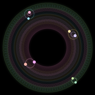 Paths of #3016_8, a 8-body orbit