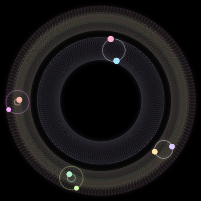 Paths of #3023_8, a 8-body orbit