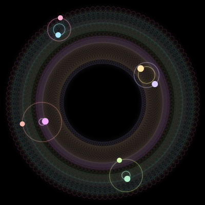 Paths of #3026_8, a 8-body orbit