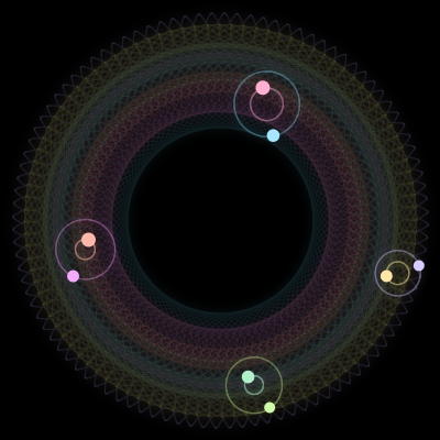 Paths of the 8 bodies of #3037_8
