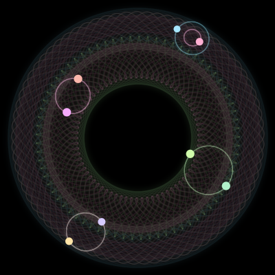 Paths of #3072_8, a 8-body orbit