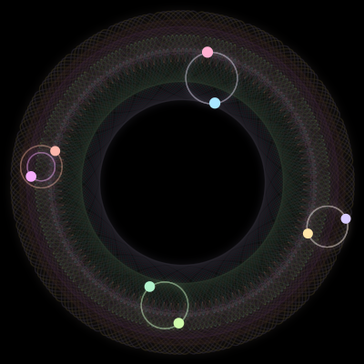 Paths of #3115_8, a 8-body orbit