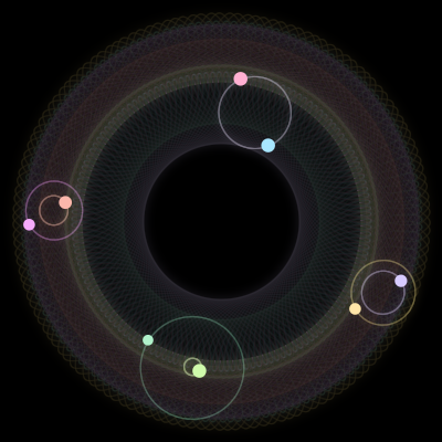 Paths of #3141_8, a 8-body orbit