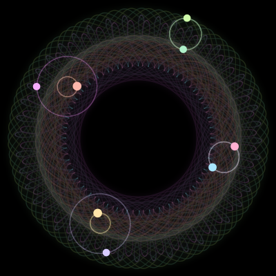 Paths of #3170_8, a 8-body orbit