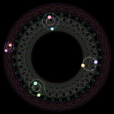 Paths of #3173_8, a 8-body orbit