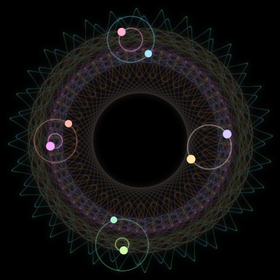 Paths of #3179_8, a 8-body orbit