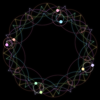 Paths of #3182_8, a 8-body orbit