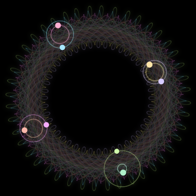 Paths of #3214_8, a 8-body orbit