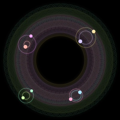 Paths of #3253_8, a 8-body orbit