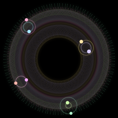 Paths of #3294_8, a 8-body orbit