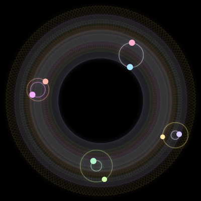 Paths of #3344_8, a 8-body orbit