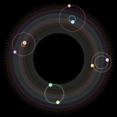 Paths of #3379_8, a 8-body orbit
