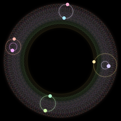 Paths of #3408_8, a 8-body orbit