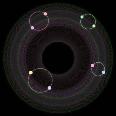 Paths of #3436_8, a 8-body orbit