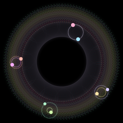 Paths of #3504_8, a 8-body orbit