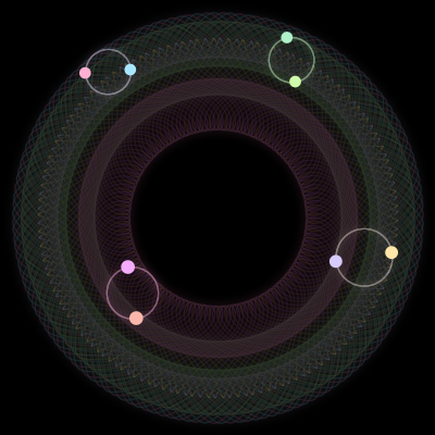 Paths of #3578_8, a 8-body orbit