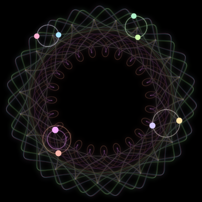 Paths of #3635_8, a 8-body orbit