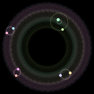 Paths of #3683_8, a 8-body orbit