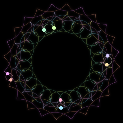 Paths of the 8 bodies of #3763_8