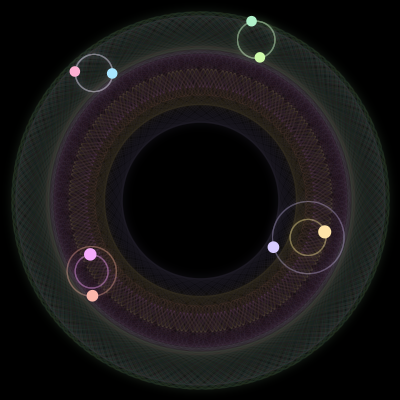 Paths of #3924_8, a 8-body orbit