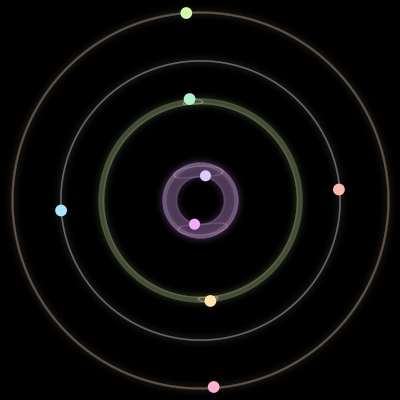 Paths of #404_8, a 8-body orbit