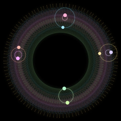 Paths of #4063_8, a 8-body orbit