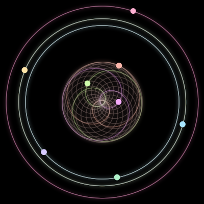 Paths of #42_8, a 8-body orbit