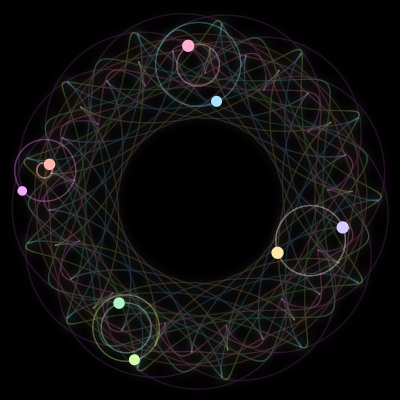 Paths of #4213_8, a 8-body orbit