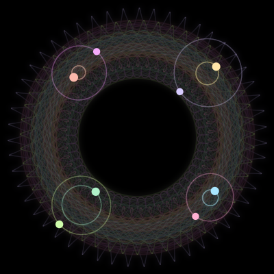 Paths of #4257_8, a 8-body orbit