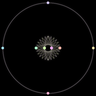 Paths of the 8 bodies of #458_8
