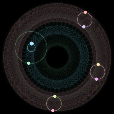 Paths of the 8 bodies of #646_8