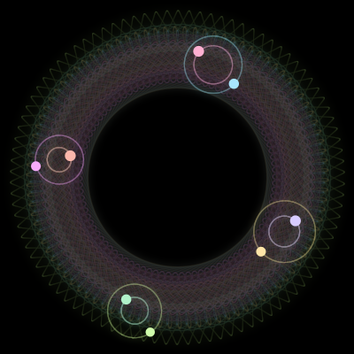 Paths of the 8 bodies of #797_8
