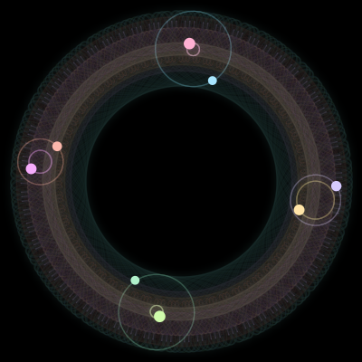 Paths of #862_8, a 8-body orbit