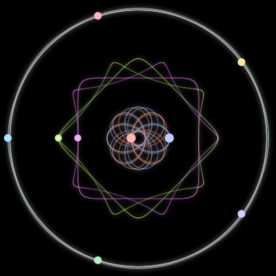 Paths of the 9 bodies of #1337_9