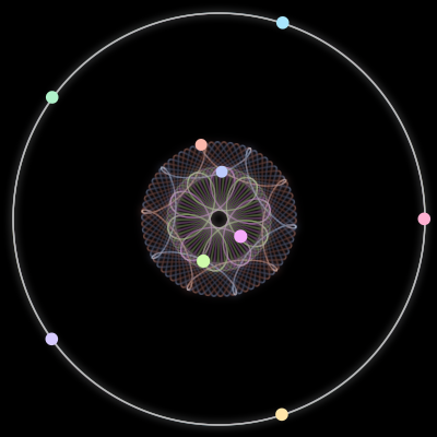 Paths of the 9 bodies of #1978_9